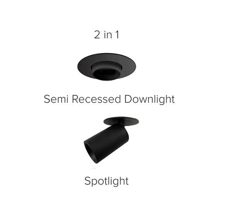 Load image into Gallery viewer, Enzo 5W Recessed Spot/Downlight (Black Finish)
