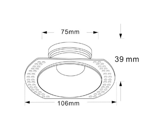 Load image into Gallery viewer, Banbury Trimless Fire Rated GU10 Downlight
